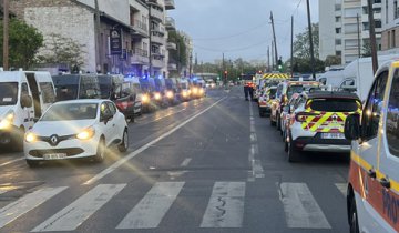 Les équipes mobilisées sur une opération de déminage