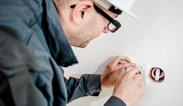 Chantier de réfection électrique